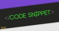 Code Snippet Module Plugin